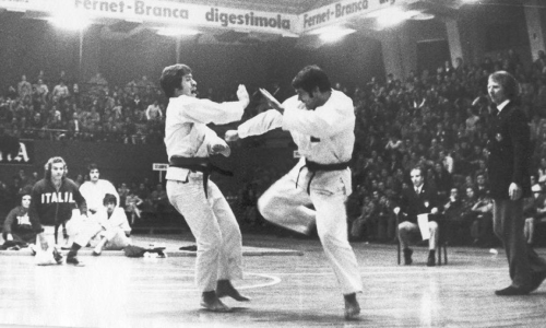 Jean-Claude Knupfer 1976 Karate Club Valais Sion Suisse Switzerland Ecole Olivier Knupfer 7e Dan