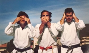 Dominique Valera 9e Dan et Olivier Knupfer 7e Dan Karate Club Valais Sion Suisse Switzerland